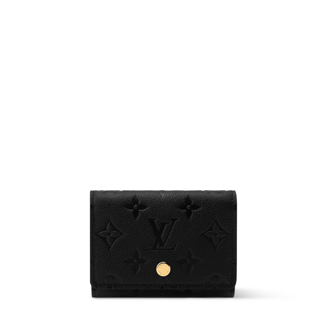 Envelope Business Card Holder Monogram Empreinte Leather - Women